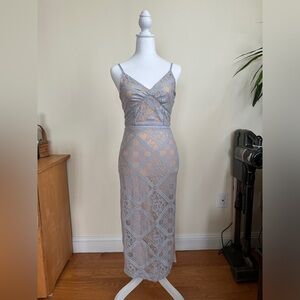 Periwinkle lace dress